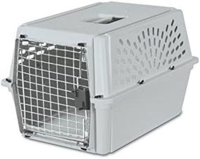 img 3 attached to Light Gray Petmate Traditional Kennel, Medium Size