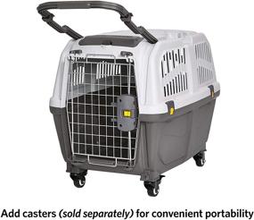 img 1 attached to Convenient and Durable: MidWest 🐾 Homes for Pets Skudo Plastic Carrier