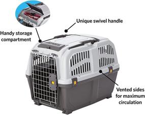 img 2 attached to Convenient and Durable: MidWest 🐾 Homes for Pets Skudo Plastic Carrier