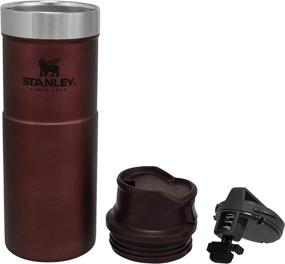 img 1 attached to Stanley Classic Trigger Action Travel Mug - 12, 16, 20 oz – Hot &amp; Cold Thermos – Double Wall Vacuum Insulated Tumbler for Coffee, Tea, and Drinks – Stainless-Steel, BPA Free