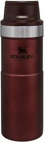 img 4 attached to Stanley Classic Trigger Action Travel Mug - 12, 16, 20 oz – Hot &amp; Cold Thermos – Double Wall Vacuum Insulated Tumbler for Coffee, Tea, and Drinks – Stainless-Steel, BPA Free