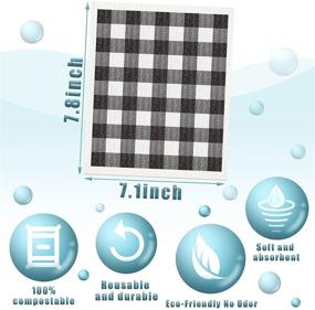 img 3 attached to Patelai Swedish Dishcloths: Super Absorbent, Reusable Cleaning Cloths for Efficient Kitchen Wiping - Pack of 8