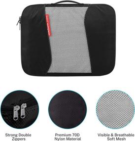 img 2 attached to Gonex Rip Stop Travel Organizers - Essential Travel Accessories for Efficient Packing