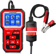 🚗 konnwei kw681: 2-in-1 car diagnostic scanner & battery tester with engine code reader logo