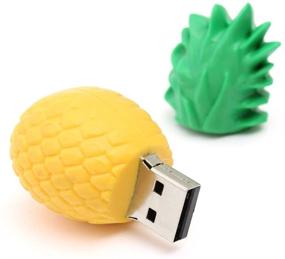 img 2 attached to 🍍 Aneew 16GB Fruit Pineapple Queen USB Flash Pen Drive: Perfect Gift for Mother's Day, Graduation, or School