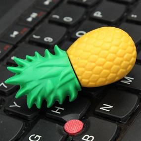 img 3 attached to 🍍 Aneew 16GB Fruit Pineapple Queen USB Flash Pen Drive: Perfect Gift for Mother's Day, Graduation, or School