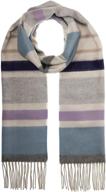women's accessories - accessories first bold stripe scarf for enhanced style logo