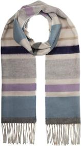 img 4 attached to Women's Accessories - Accessories First Bold Stripe Scarf for Enhanced Style