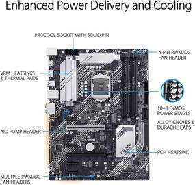 img 3 attached to 🖥️ ASUS Prime Z490-P LGA 1200 ATX Motherboard: Dual M.2, DDR4 4600, USB 3.2, Thunderbolt 3, RGB & More!