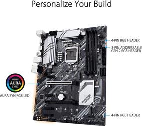 img 1 attached to 🖥️ ASUS Prime Z490-P LGA 1200 ATX Motherboard: Dual M.2, DDR4 4600, USB 3.2, Thunderbolt 3, RGB & More!