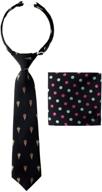 👔 pre tied pocket square boys' accessories for neckties - canacana microfiber logo