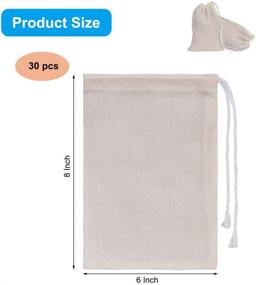 img 3 attached to Cheesecloth Strainer Reusable Drawstring Kitchen Kitchen & Dining