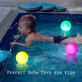 img 3 attached to 🏊 WHATOOK Floating Pool Lights: 6 Pack LED Ball Lights with Remote Control, 16 Color Options, IP68 Waterproof, Ideal for Swimming Pool, Hot Tub, Pond, Lawn, Beach, Party Decor and Night Lights