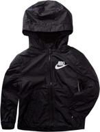 nike little full zip sportswear fleece lined outdoor recreation logo