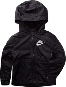 img 1 attached to NIKE Little Full Zip Sportswear Fleece Lined Outdoor Recreation