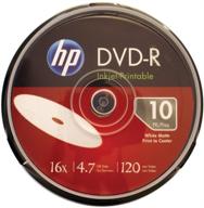 📀 hewlett packard 4.7gb printable dvd-r 10 count (dm16wjh010cb) - enhanced for seo logo