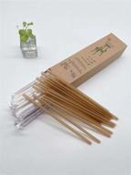 🌿 nex sip! eco-friendly sugarcane drinking straws (individually wrapped) - pack of 50 logo