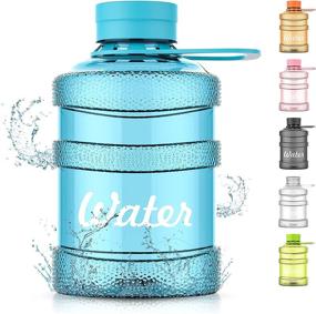 img 4 attached to 💧 GELAMI 22OZ Mini Water Bottle, Fashion & Portable, Wide Mouth BPA-Free & Leakproof, Lightweight & High-Quality, Ideal for Juice, Sports, Kids, Boys & Girls (Blue)