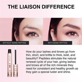 img 3 attached to Сыворотка для роста бровей Liaison Brow Bond - пептидное улучшение бровей для более длинных, плотных и гуще бровей - веганская, без жестокости, без парабенов и талька - формула без раздражения