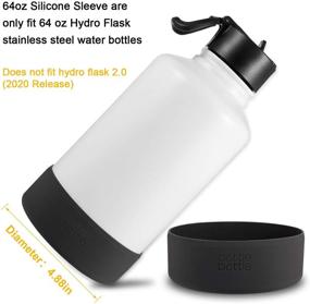 img 2 attached to Bottlebottle Protective Silicone Sleeve: The Ultimate Fit for Hydro Sports, Simple Modern, Takeya, MIRA, Iron Flask, and Other Water Bottles - BPA Free Anti-Slip Cover Included