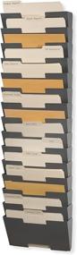 img 4 attached to Wallniture Vertical Storage Paperwork Organizer Storage & Organization