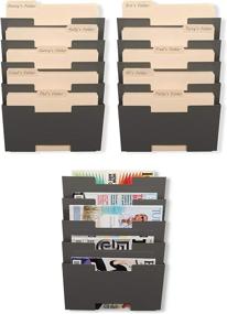 img 2 attached to Wallniture Vertical Storage Paperwork Organizer Storage & Organization