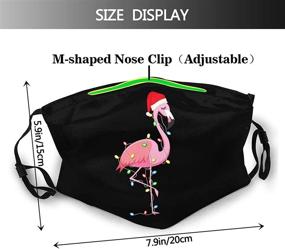 img 3 attached to Christmas Flamingo Dustproof Adjustable Reusable