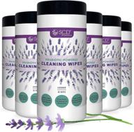 🌿 6 pack lavender cleaning wipes - 180 count, compostable & probiotic-powered, all-natural, multi-purpose cleaning wipes by scd probiotics logo