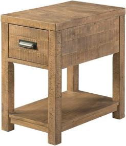 img 2 attached to 🪑 Stylish and Functional Lane Home Furnishings 7606-41 Chair Side Table, Chairside: Brown