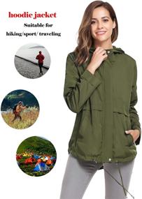 img 3 attached to Zeagoo Waterproof Windproof Outdoor Windbreaker