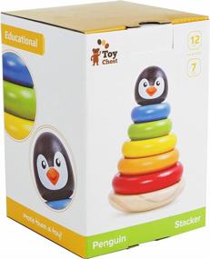 img 2 attached to Vibrant Rainbow Stacker 🌈 with an Adorable Penguin Twist