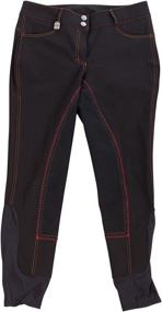 img 4 attached to 👖 Stylish Huntley Equestrian Full Seat Riding Pant with Eye-Catching Sequined Back Pockets