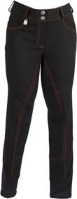 img 3 attached to 👖 Stylish Huntley Equestrian Full Seat Riding Pant with Eye-Catching Sequined Back Pockets