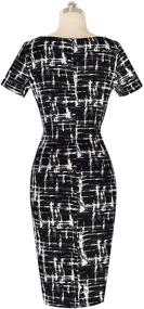 img 2 attached to 👗 VELJIE Women's Printed Dresses: Embellishing Style with Geometry Patterns