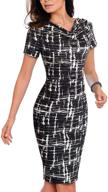 👗 veljie women's printed dresses: embellishing style with geometry patterns logo