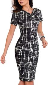 img 4 attached to 👗 VELJIE Women's Printed Dresses: Embellishing Style with Geometry Patterns