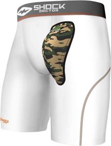 img 4 attached to Shock Doctor Compression Short Medium Sports & Fitness