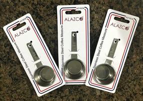 img 1 attached to 🥄 3pc Stainless Steel Alazco Coffee Measuring Scoop 1/8 Cup - Versatile Kitchen Tool for Baking, Cooking, and Measuring Spices, Herbs, Salt, Sugar, Flour, Cocoa, Protein Powder, and Keto Cream