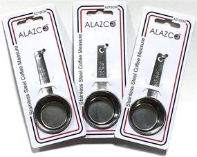 img 3 attached to 🥄 3pc Stainless Steel Alazco Coffee Measuring Scoop 1/8 Cup - Versatile Kitchen Tool for Baking, Cooking, and Measuring Spices, Herbs, Salt, Sugar, Flour, Cocoa, Protein Powder, and Keto Cream