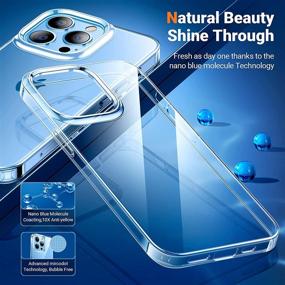 img 3 attached to 📱 TORRAS Clear Silicone TPU Shockproof Case for iPhone 13 Pro Max 6.7 Inch - Non Yellowing, Ultra Thin & Flexible, Transparent