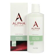 🍊 alpha skin care refreshing face wash: anti-aging formula with citric alpha hydroxy acid (aha) - gently cleanses, purifies, tones & restores ideal ph - for all skin types (6 fl oz) logo