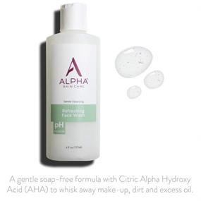 img 3 attached to 🍊 Alpha Skin Care Refreshing Face Wash: Anti-Aging Formula with Citric Alpha Hydroxy Acid (AHA) - Gently Cleanses, Purifies, Tones & Restores Ideal PH - For All Skin Types (6 Fl Oz)