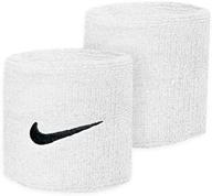 👟 stylish white nike swoosh wristbands: performance and fashion combined logo