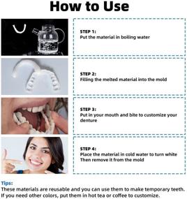 img 1 attached to 😁 Фальшивые зубы: насадки-виниры для мужчин и женщин для совершенства вашей улыбки
