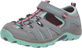 img 4 attached to 👟 Turquoise Medium Merrell Sandal for Girls and Boys' Shoes