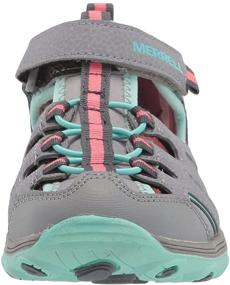 img 3 attached to 👟 Turquoise Medium Merrell Sandal for Girls and Boys' Shoes