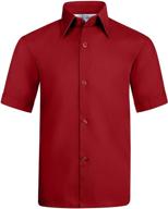 👕 affordable boys' short sleeve dress shirt - top-quality boys' clothing & shirts logo