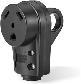 img 4 attached to 🔌 BougeRV 30 AMP RV Receptacle Plug Adapter with Handle: Enhanced Electrical Connectivity for Female Plug