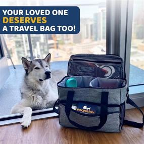 img 3 attached to Petgather Dog Travel Bag: Lifetime Pet-Friendly Tour Guide - Ideal Dog Travel Kit for Camping, Road Trips, and Traveling - Easy Organizing Accessories for Pet Lovers