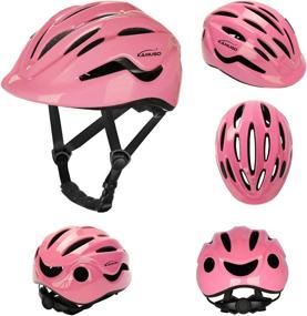 img 3 attached to 🚲 KAMUGO Bike Helmet Kids Toddler: Adjustable Helmet for Ages 3-8 Years, Multi-Sport Safety Gear for Cycling, Skateboarding, Scooting